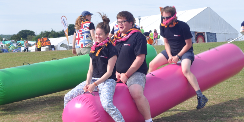 Inflatable Sausage Racing